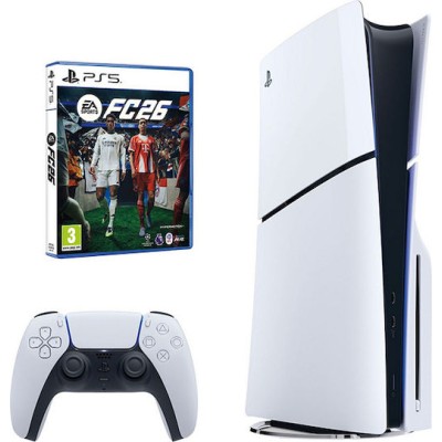 Sony Playstation 5 Slim Disc Edition & EA Sports FC26